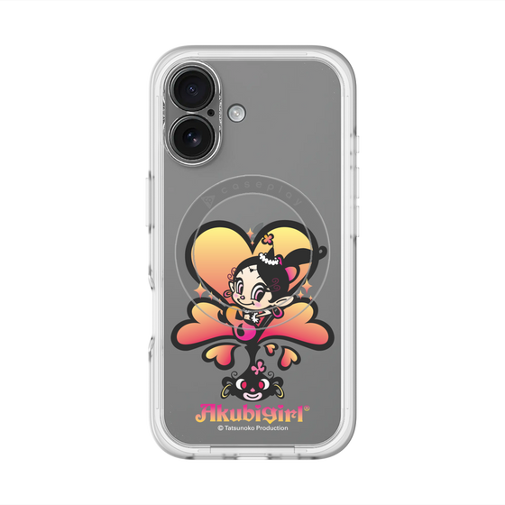 スリムプロテクションプレミアムケース with MagSafe［ アクビガール - ハート ］
