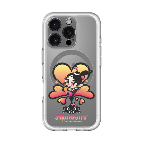 スリムプロテクションプレミアムケース with MagSafe［ アクビガール - ハート ］