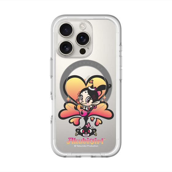 スリムプロテクションプレミアムケース with MagSafe［ アクビガール - ハート ］