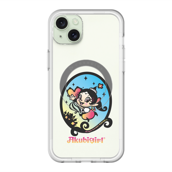 スリムプロテクションプレミアムケース with MagSafe［ アクビガール - オーバル ］