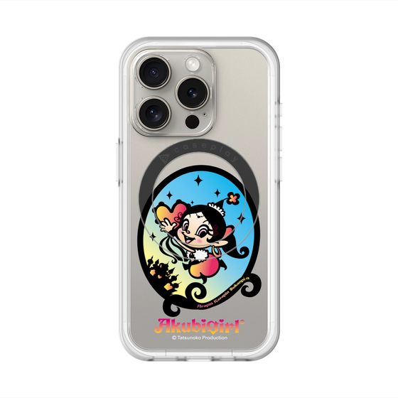 スリムプロテクションプレミアムケース with MagSafe［ アクビガール - オーバル ］