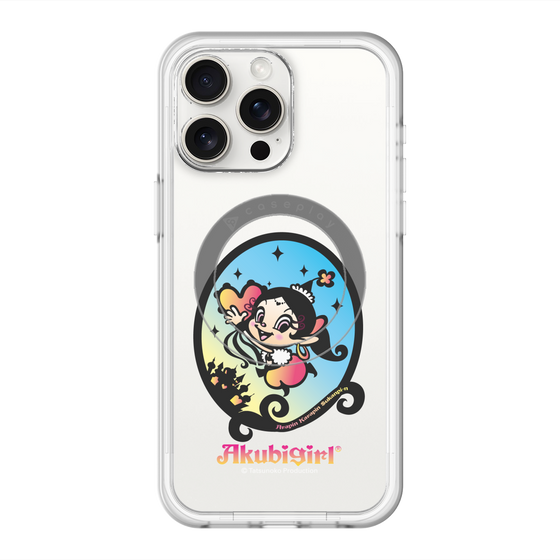 スリムプロテクションプレミアムケース with MagSafe［ アクビガール - オーバル ］