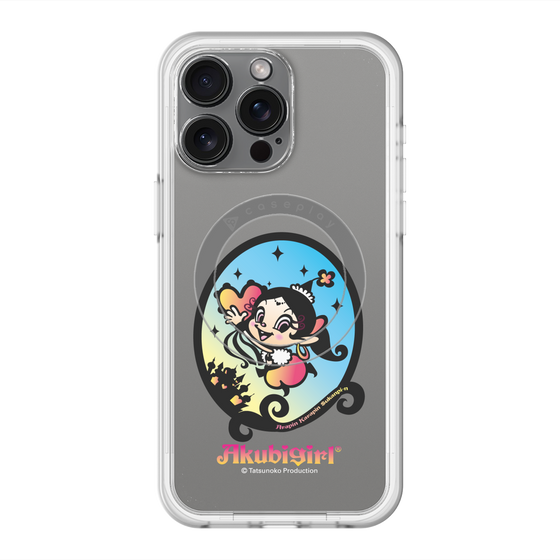 スリムプロテクションプレミアムケース with MagSafe［ アクビガール - オーバル ］