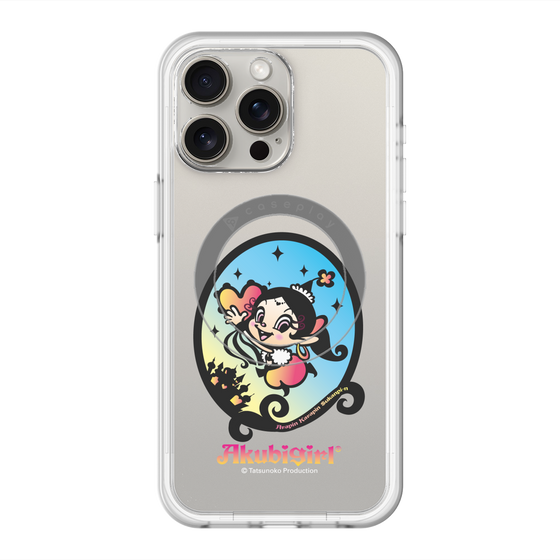 スリムプロテクションプレミアムケース with MagSafe［ アクビガール - オーバル ］