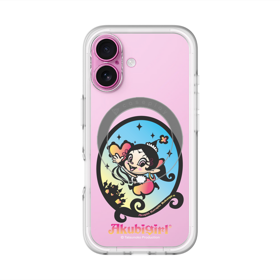 スリムプロテクションプレミアムケース with MagSafe［ アクビガール - オーバル ］