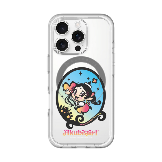 スリムプロテクションプレミアムケース with MagSafe［ アクビガール - オーバル ］