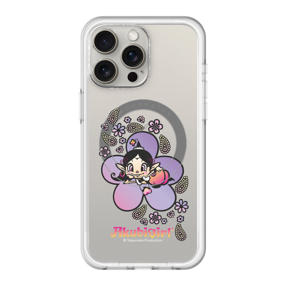 スリムプロテクションプレミアムケース with MagSafe［ アクビガール - フラワー ］