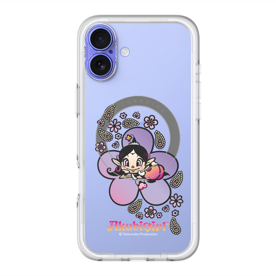 スリムプロテクションプレミアムケース with MagSafe［ アクビガール - フラワー ］