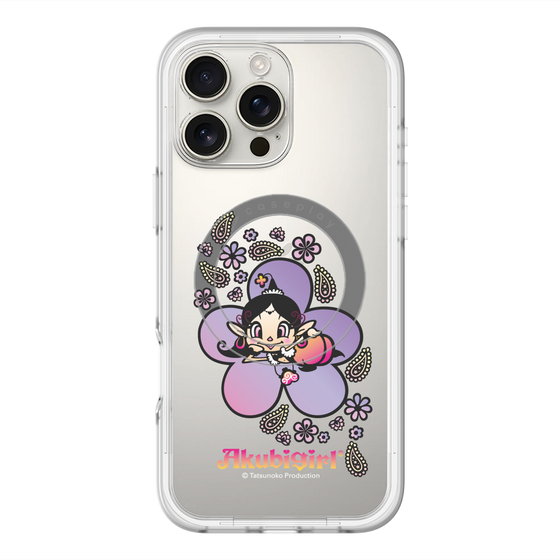 スリムプロテクションプレミアムケース with MagSafe［ アクビガール - フラワー ］