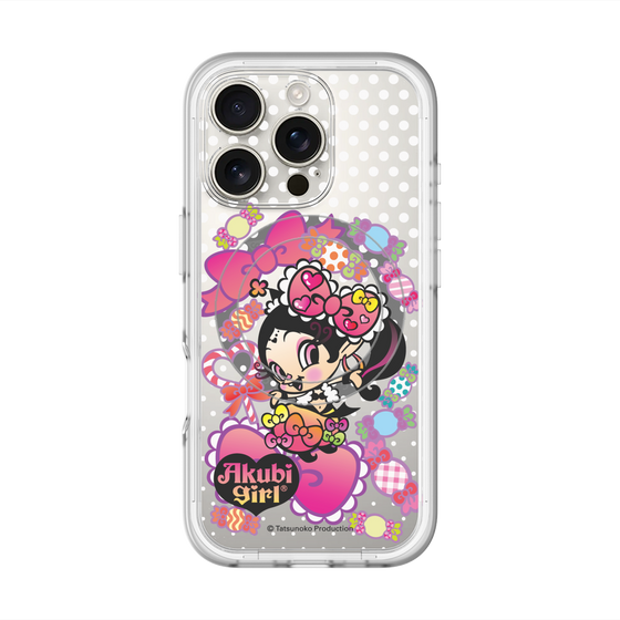 スリムプロテクションプレミアムケース with MagSafe［ アクビガール - キャンディーリボン ］