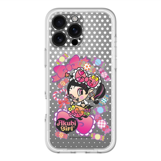 スリムプロテクションプレミアムケース with MagSafe［ アクビガール - キャンディーリボン ］
