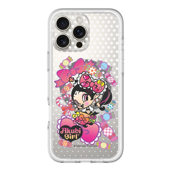 スリムプロテクションプレミアムケース with MagSafe［ アクビガール - キャンディーリボン ］