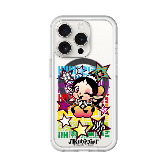 スリムプロテクションプレミアムケース with MagSafe［ アクビガール - スター ］