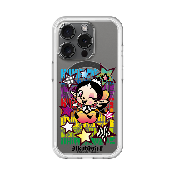 スリムプロテクションプレミアムケース with MagSafe［ アクビガール - スター ］