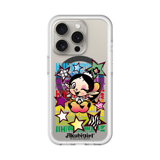 スリムプロテクションプレミアムケース with MagSafe［ アクビガール - スター ］