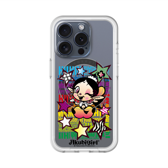 スリムプロテクションプレミアムケース with MagSafe［ アクビガール - スター ］