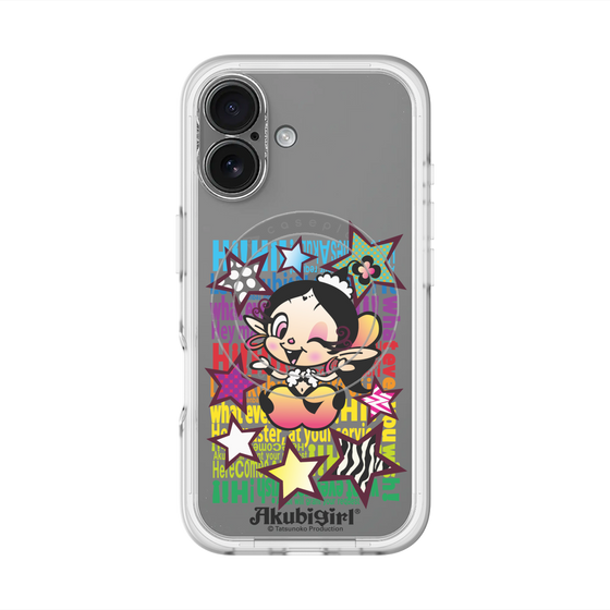 スリムプロテクションプレミアムケース with MagSafe［ アクビガール - スター ］