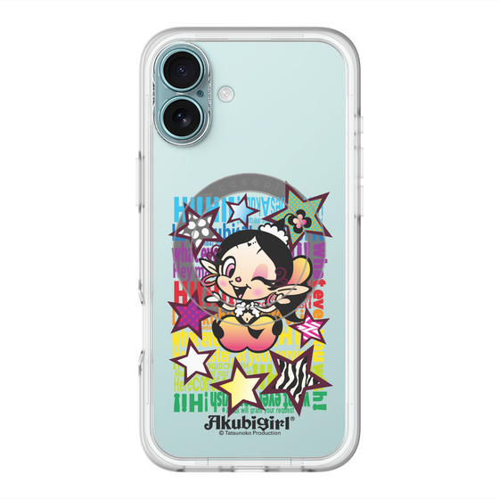 スリムプロテクションプレミアムケース with MagSafe［ アクビガール - スター ］