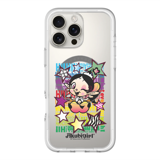 スリムプロテクションプレミアムケース with MagSafe［ アクビガール - スター ］