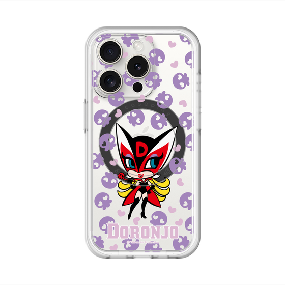 スリムプロテクションプレミアムケース with MagSafe［ ドロンジョ - ミニキャラ - Purple ］