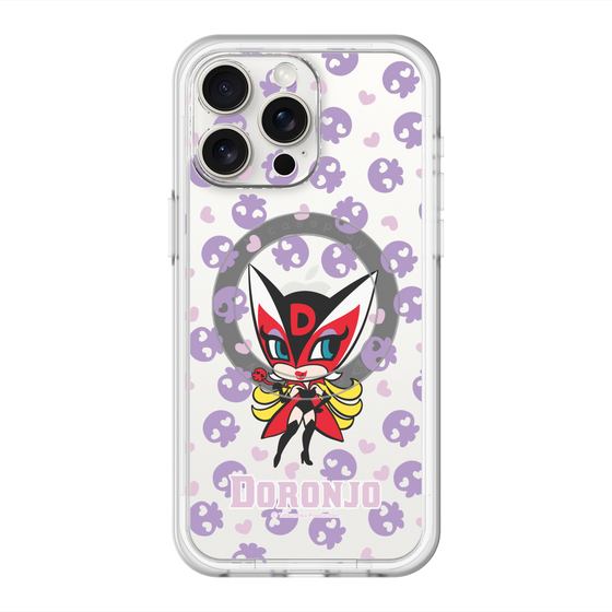 スリムプロテクションプレミアムケース with MagSafe［ ドロンジョ - ミニキャラ - Purple ］