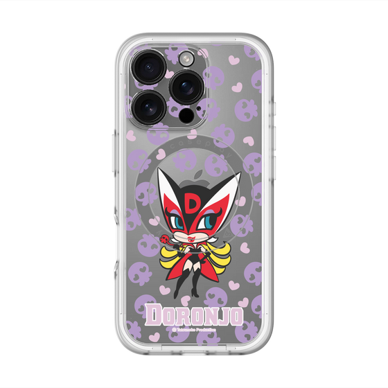 スリムプロテクションプレミアムケース with MagSafe［ ドロンジョ - ミニキャラ - Purple ］