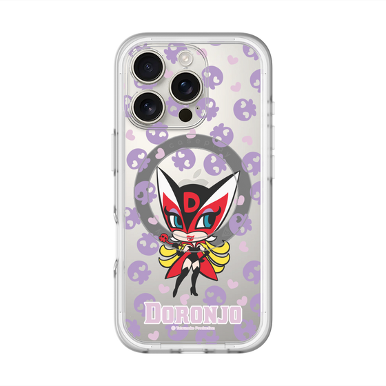 スリムプロテクションプレミアムケース with MagSafe［ ドロンジョ - ミニキャラ - Purple ］