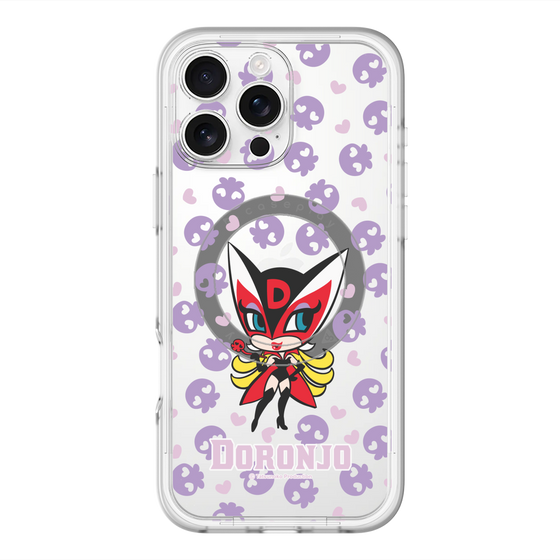 スリムプロテクションプレミアムケース with MagSafe［ ドロンジョ - ミニキャラ - Purple ］