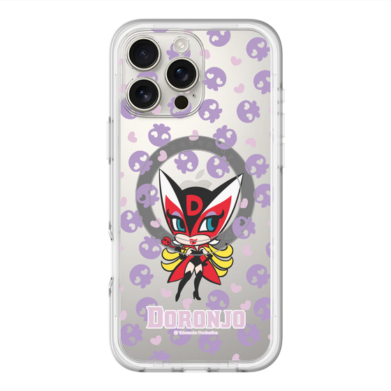 スリムプロテクションプレミアムケース with MagSafe［ ドロンジョ - ミニキャラ - Purple ］