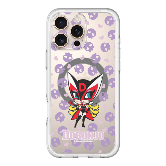 スリムプロテクションプレミアムケース with MagSafe［ ドロンジョ - ミニキャラ - Purple ］