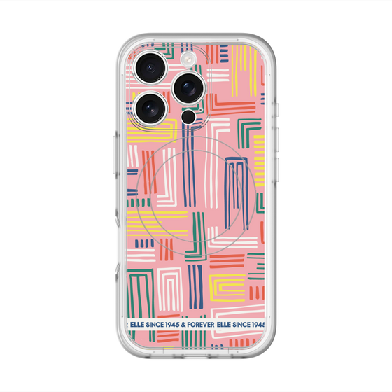 スリムプロテクションプレミアムケース with MagSafe［ ELLE - カラフル ］