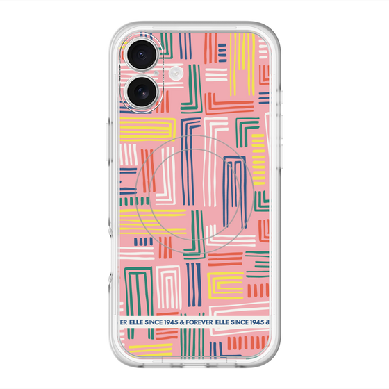 スリムプロテクションプレミアムケース with MagSafe［ ELLE - カラフル ］