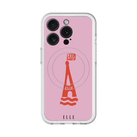 スリムプロテクションプレミアムケース with MagSafe［ ELLE - PARIS ］
