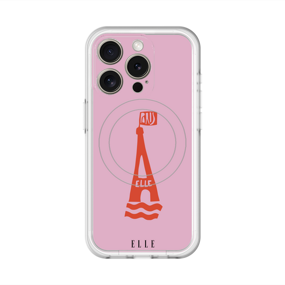 スリムプロテクションプレミアムケース with MagSafe［ ELLE - PARIS ］