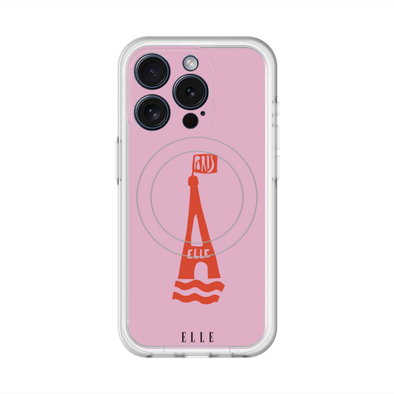 スリムプロテクションプレミアムケース with MagSafe［ ELLE - PARIS ］