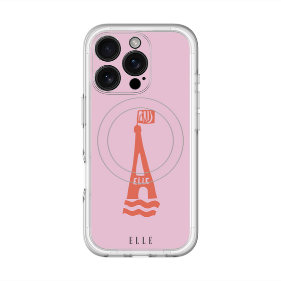 スリムプロテクションプレミアムケース with MagSafe［ ELLE - PARIS ］