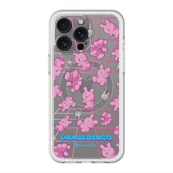 スリムプロテクションプレミアムケース with MagSafe［ オリジナル - うさぎディスコ ］
