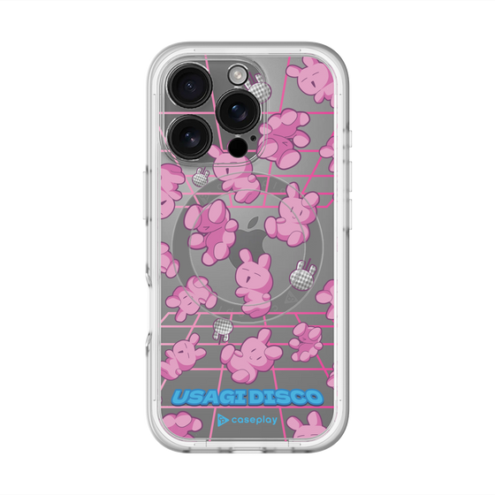 スリムプロテクションプレミアムケース with MagSafe［ オリジナル - うさぎディスコ ］