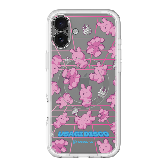 スリムプロテクションプレミアムケース with MagSafe［ オリジナル - うさぎディスコ ］