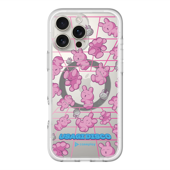 スリムプロテクションプレミアムケース with MagSafe［ オリジナル - うさぎディスコ ］