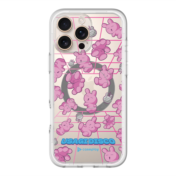 スリムプロテクションプレミアムケース with MagSafe［ オリジナル - うさぎディスコ ］
