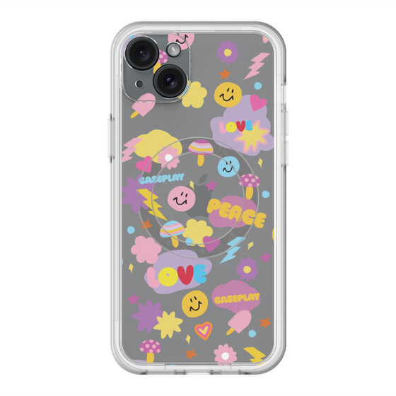 スリムプロテクションプレミアムケース with MagSafe［ オリジナル - LOVE & PEACE ］