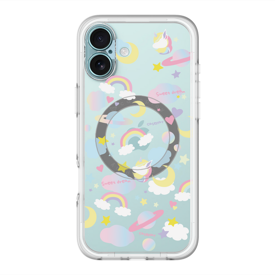 スリムプロテクションプレミアムケース with MagSafe［ オリジナル - オヤスミ ］