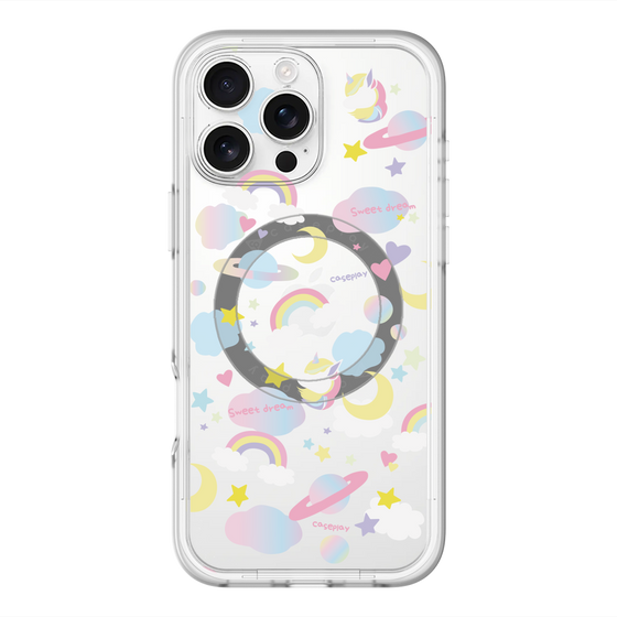 スリムプロテクションプレミアムケース with MagSafe［ オリジナル - オヤスミ ］