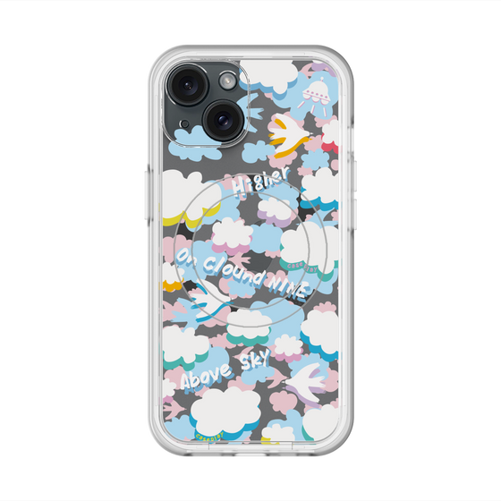 スリムプロテクションプレミアムケース with MagSafe［ オリジナル - クラウド ］