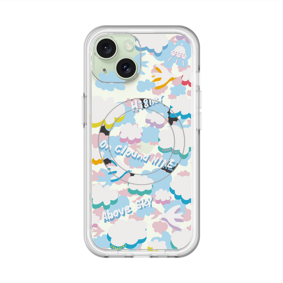 スリムプロテクションプレミアムケース with MagSafe［ オリジナル - クラウド ］