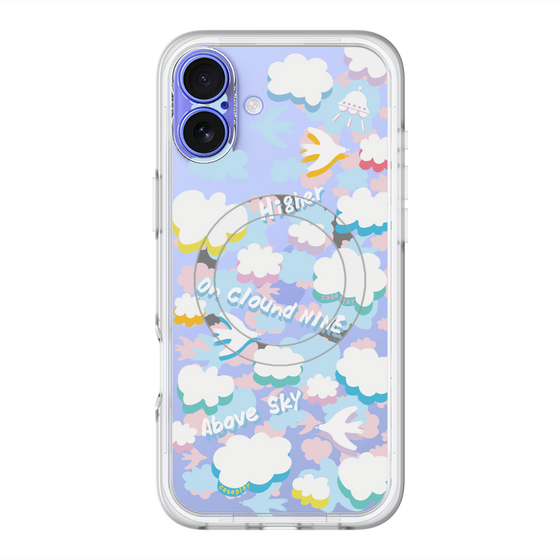 スリムプロテクションプレミアムケース with MagSafe［ オリジナル - クラウド ］