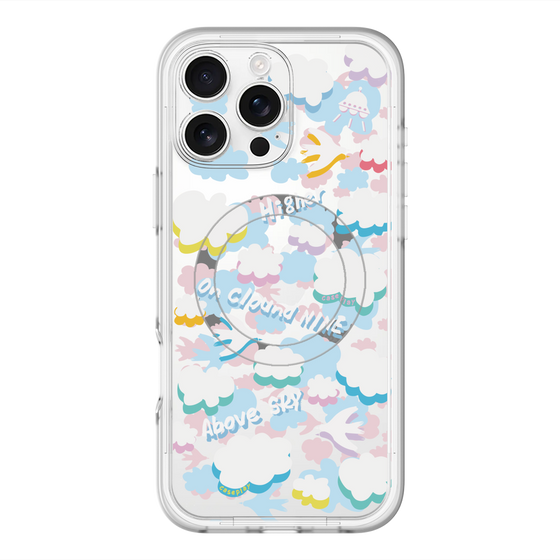スリムプロテクションプレミアムケース with MagSafe［ オリジナル - クラウド ］