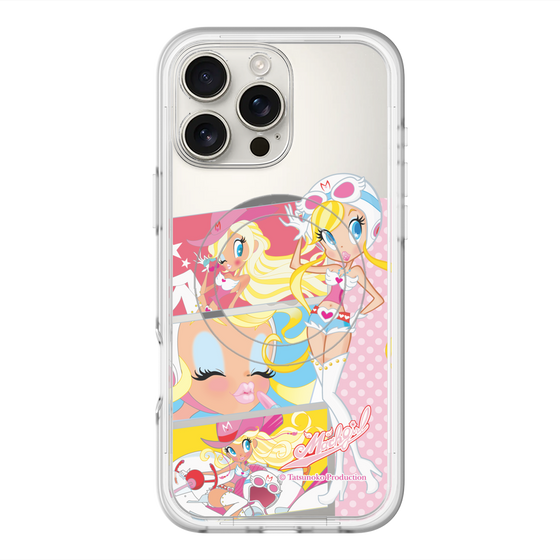 スリムプロテクションプレミアムケース with MagSafe［ マッハガール - コミック風 ］