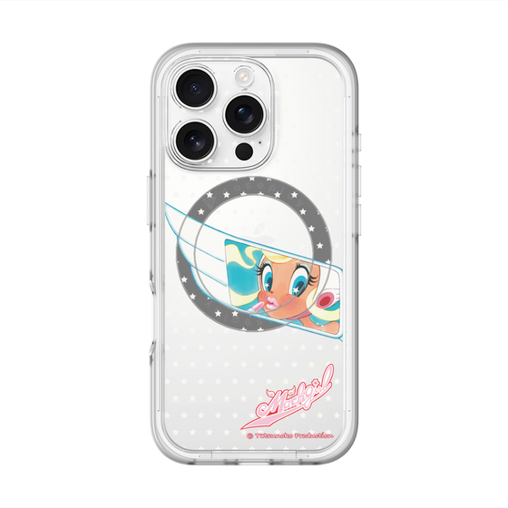 スリムプロテクションプレミアムケース with MagSafe［ マッハガール - サイドミラー ］
